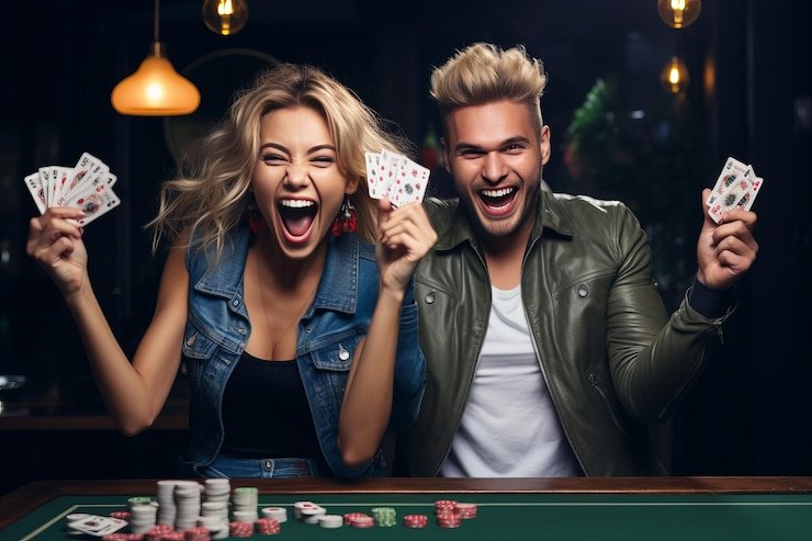 Joker Gaming slot interface showing typical reel layout, win lines, and bonus feature indicators on hau788 platform